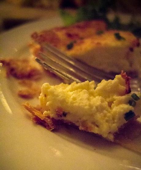 photo of Goat cheese tart with fennel shavings