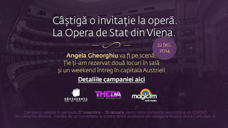 WIN a weekend in Vienna + 2 tickets for Adriana Lecouvreur on Feb 22