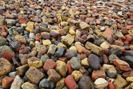 Colourful foreshore