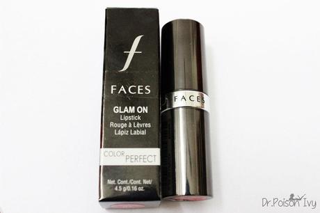 Faces Glam On Lipstick Enamour Swatches