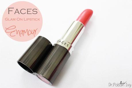 Faces Glam On Lipstick Enamour Swatches