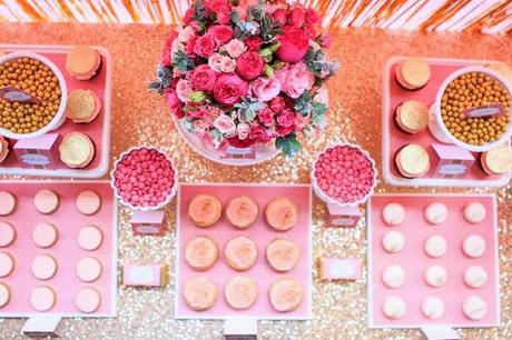 Pink and Gold 21st Birthday by Perfectly Sweet