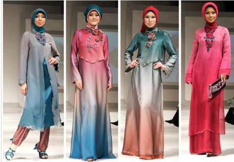 Grey And Blue hijabs