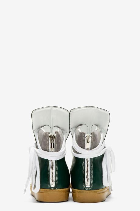 High Top Color Pop:  Kris VanAssche Overlong Laces High Tops