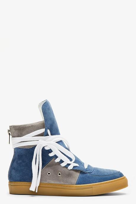 High Top Color Pop:  Kris VanAssche Overlong Laces High Tops