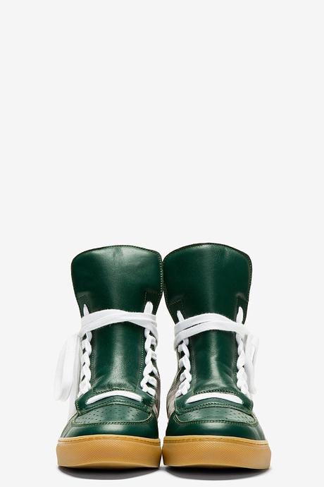 High Top Color Pop:  Kris VanAssche Overlong Laces High Tops