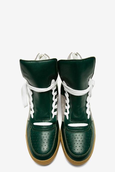 High Top Color Pop:  Kris VanAssche Overlong Laces High Tops