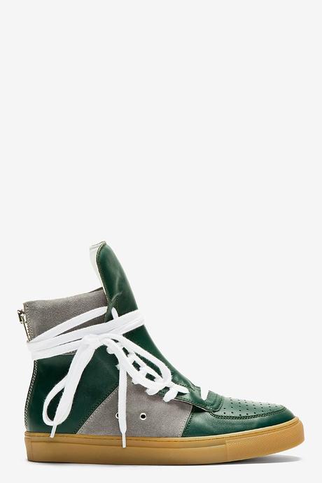 High Top Color Pop:  Kris VanAssche Overlong Laces High Tops