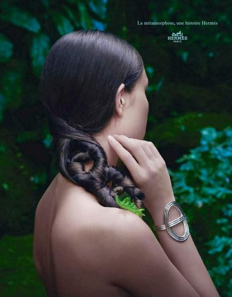 Diana Moldovan & Yumi Lambert for Hermès Spring/Summer 2014 Campaign