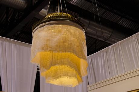 Room Building Serving up Style 98 Mess to YES: DIY Linen Drumshade Chandelier