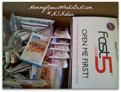 First Day on Nutrisystem Fast Five and My Way Program #NSNation