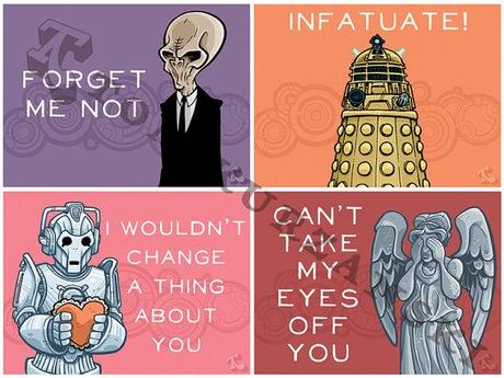 Get your DOCTOR WHO ValenTime Cards Now!  It’s Only a Month Away!!