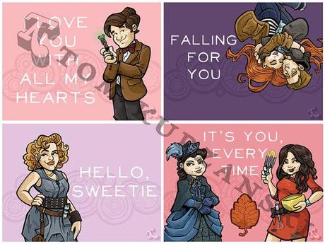 Get your DOCTOR WHO ValenTime Cards Now!  It’s Only a Month Away!!