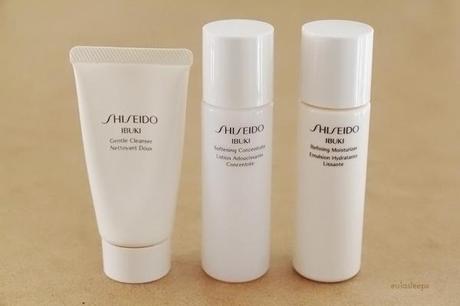 Shiseido Ibuki Starter Kit: Before and After
