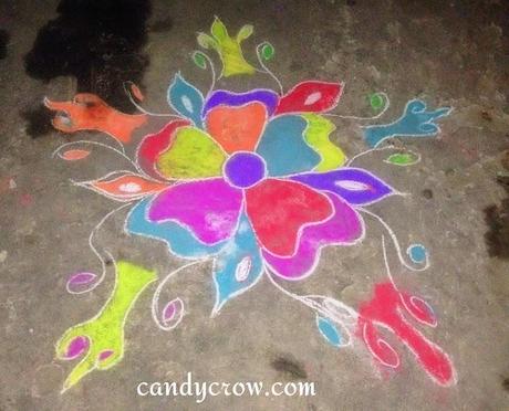 flower Rangoli Designs 