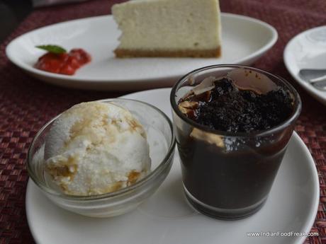 Coconut Icecream and Mud Cake