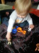 Coloured Rice Sensory Play