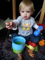 Coloured Rice Sensory Play