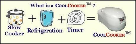 The CoolCooker is a slow cooker with refrigeration and a timer