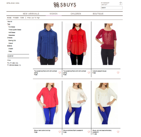 sbuys shopping website
