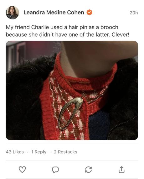 HOW TO WEAR A HAIR CLIP AS A BROOCH! FOR REAL!