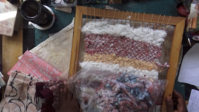 Material Musings: Weaving Big and Dyeing with Wax Resist