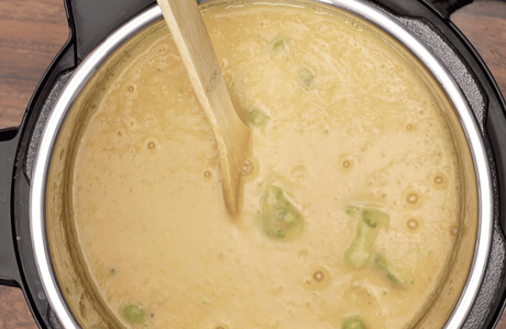 vegan broccoli cheddar soup for the instant pot