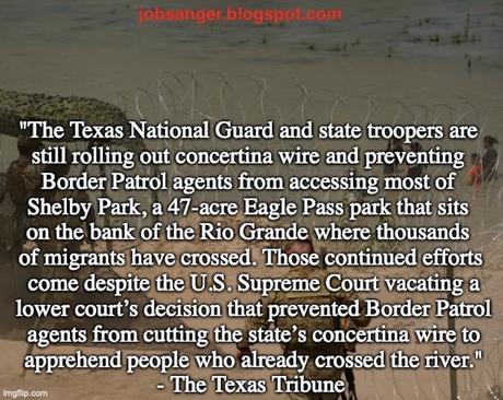 Abbott Defies U.S. Supreme Court - Denies Feds Border Access