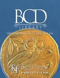 The BCD Numismatic Library Sale, and Human Endeavor