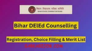 Bihar DELED Admission Online Form 2024