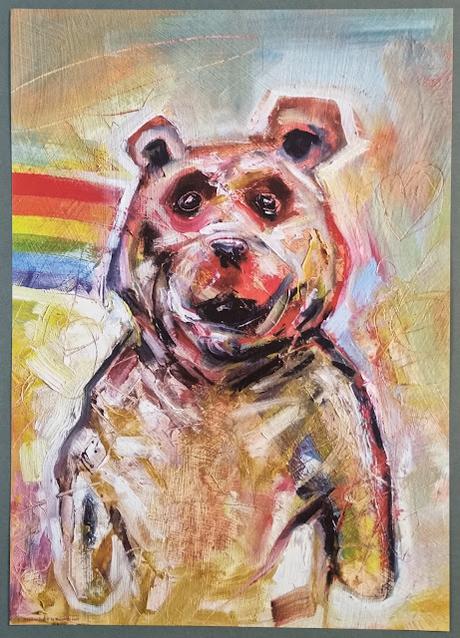 Rainbow Bear II (A3 Poster Print)