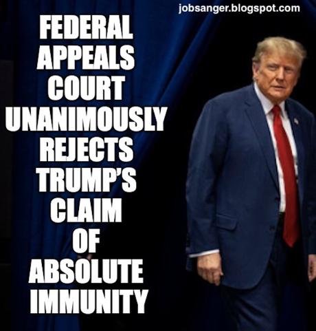 Appeals Court Rules Trump Did NOT Have Absolute Immunity