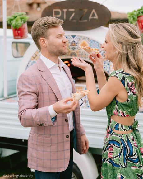 rehearsal dinner pizza food weddingsintuscany