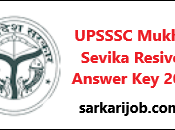 UPSSSC Mukhiya Sevak Revised Answer 2024