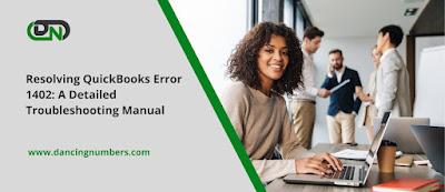 quickbooks error 1402
