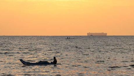 Golden Beach is one of the tourist places in Chennai.