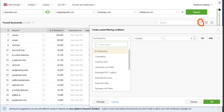 3 Methods to Find Competitors Keywords Using Rank Tracker