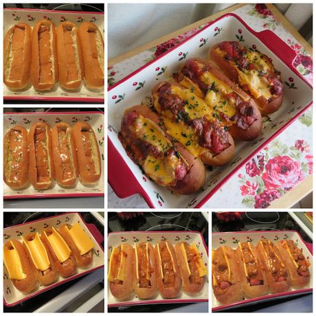 how to make chili cheese dog boats