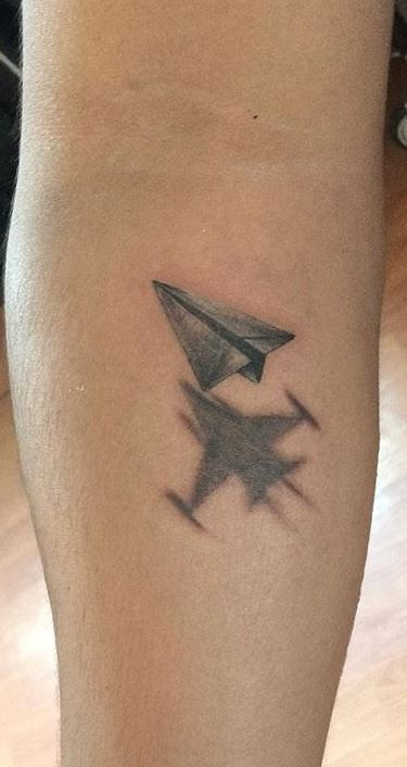 21 Hottest Ankle Tattoo Ideas: Simple Designs with Significance to Kickstart 2024! 31 Paper airplane ankle tattoo design