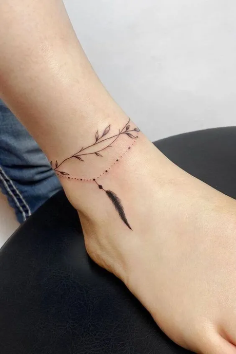 21 Hottest Ankle Tattoo Ideas: Simple Designs with Significance to Kickstart 2024! 22 21 Hottest Ankle Tattoo Ideas: Simple Designs with Significance to Kickstart 2024!