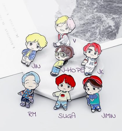 21 Amazing Gifts For K-Pop Fans 19 K-Pop Brooches