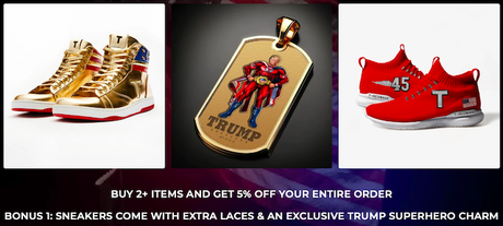 Trump Is Now Hawking Shoes And Perfume