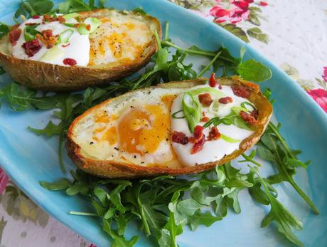 Loaded Potato Breakfast Skins