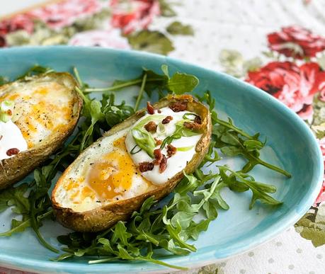 Loaded Potato Breakfast Skins