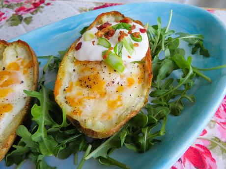 Loaded Potato Breakfast Skins