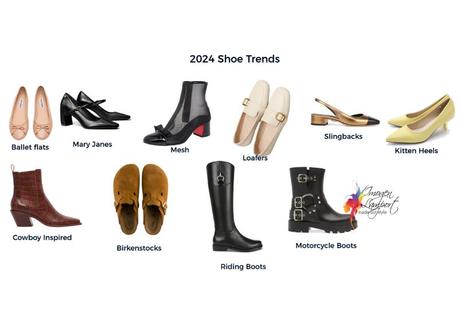 2024 footwear trends - shoes and boots