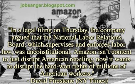 Amazon's War On Workers (It Wants To Destroy The NLRB)