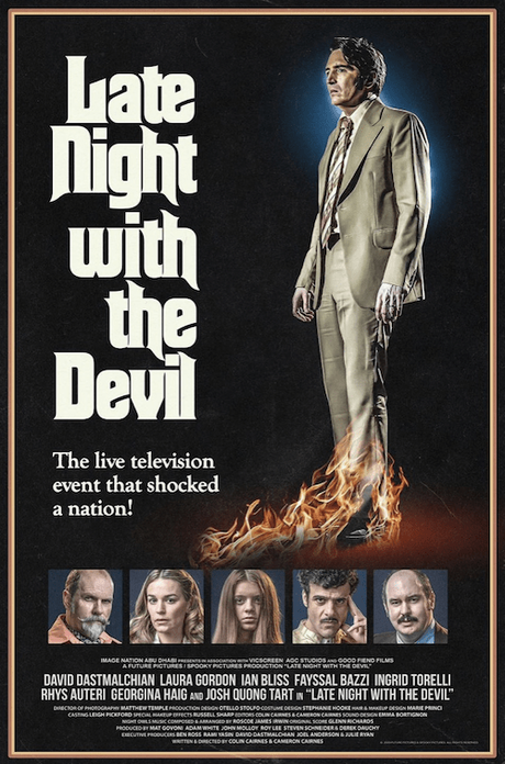 Experience the chilling horror of ‘Late Night with the Devil’. Watch as a live television broadcast goes wrong, unleashing evil and chaos.