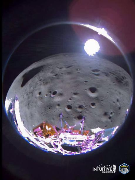 Intuitive Machines’ Odysseus lunar lander beams home the first photos of the moon’s surface