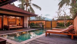 Private pool villa in one of the best resorts in Bali